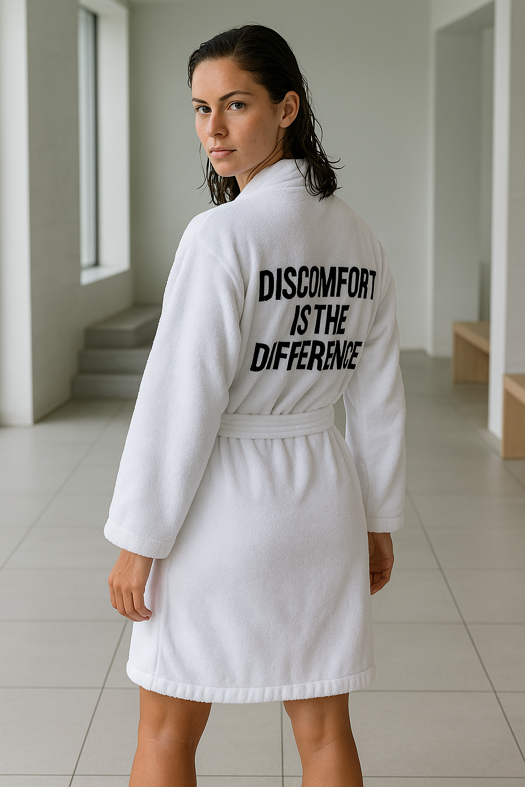 COLD BUILT™ Recovery Robe – “Discomfort Is the Difference”
